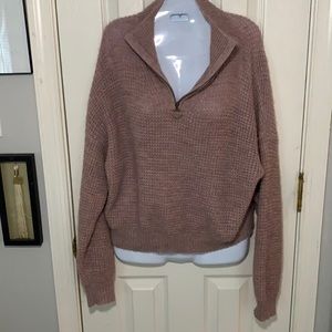 AMERICAN EAGLE - Quarter Zip Pullover Sweater